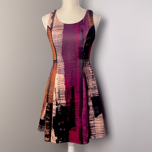 Bar III Print Mini Dress - Picture 1 of 4